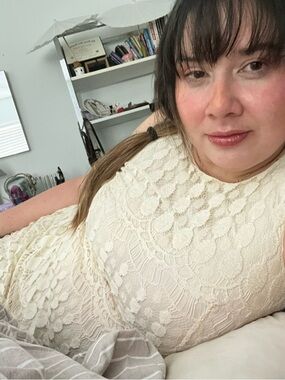 Boho Chic Ivory Lace Sleeveless Dress